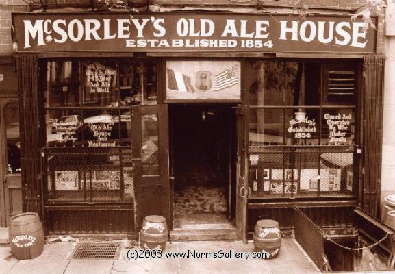 McSorleys in sepia (c)2017 www.NormsGallery.com