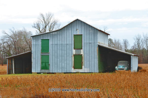 Car In Barn (c)2017 www.NormsGallery.com